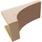 Ekena Millwork 7"W x 14"D x 7"H Wide Huntington Rough Cedar Woodgrain TimberThane Corbel, Primed Tan CORUR07X14X07HUNRCPR - alternate 6